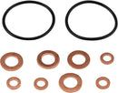 Oil Filter Hardware Kit Black / Gold For Kawasaki KX 450 F 2016-2020