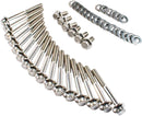 12-Point External Primary/Transmission Engine Fastener Kit Raw / Silver | 24011100