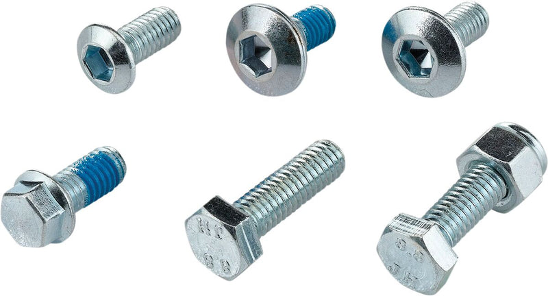 Rotor Bolt Kit Nickel / Silver For Gas Gas EC 300 Racing 2012