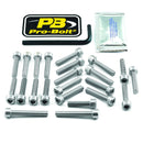 Aluminium Engine Bolt Kit For Honda Silver For Honda CBR 650 F 2014-2016