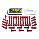Aluminium Engine Bolt Kit For Triumph Red For Triumph STREET TRIPLE 675 RX ABS 2015-2016