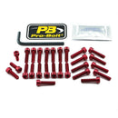 Aluminium Engine Bolt Kit Red For Yamaha YZF-R3 2015-2018