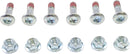 Sprocket Lock Bolt Kit Raw / Silver For Honda CR 125 R 1985-2007