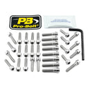 Stainless Steel Engine Bolt Kit Silver For Yamaha YZF-R6 600 2017-2025