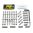 Stainless Steel Engine Bolt Kit For Triumph Silver For Triumph STREET TRIPLE 765 RS ABS 2017-2023