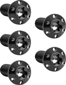 Holeshot Brake Rotor Bolt Kit Black / Polished - 3/8 Inch-16
