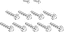 Cam Cover/Point Cover Titanium 12-Point Bolt Kit Polished / Silver