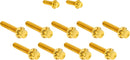 Cam Cover/Point Cover Titanium 12-Point Bolt Kit Gold
