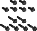 Rocker Box 12-Point Titanium Bolt Kit Black