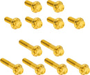Rocker Box 12-Point Titanium Bolt Kit Gold