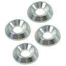 Flat Head Trim Washers Silver / Unfinished - M8