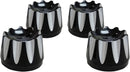 Head Bolt Covers Anodized / Black For Harley Davidson FLD 1690 2012-2013