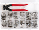 Ear Clamp With Jaw Pincer Kit Silver