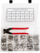 Ear Clamp With Jaw Pincer Kit Silver