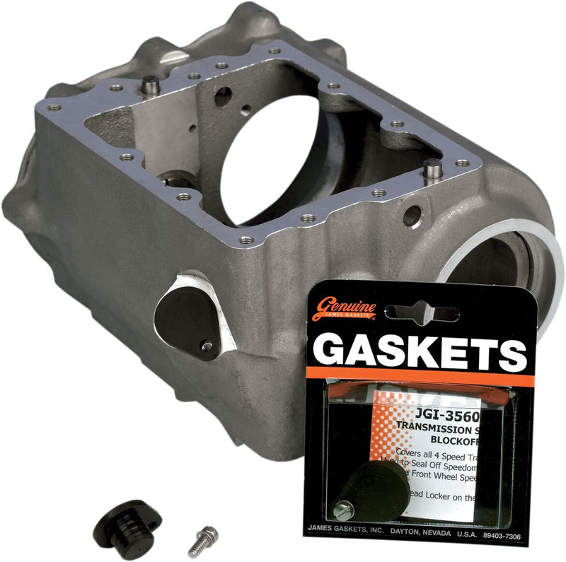 Transmission Speedo Block Off Black For Harley Davidson E 1000 1936-1952