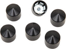Rocker Box Bolt Caps Black For Harley Davidson FLHR 1450 1999-2006