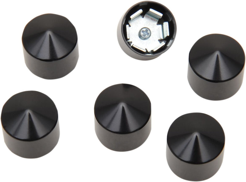 Rocker Box Bolt Caps Black For Harley Davidson FLHR 1450 1999-2006