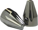 Add-On Engine Bolt Cap Set Black Chrome - 1/4 Inch