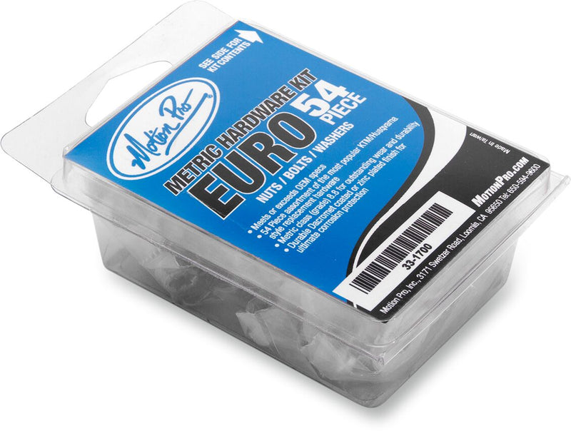 54- Piece Euro Metric Hardware Kit Dacromet® / Zinc Plated