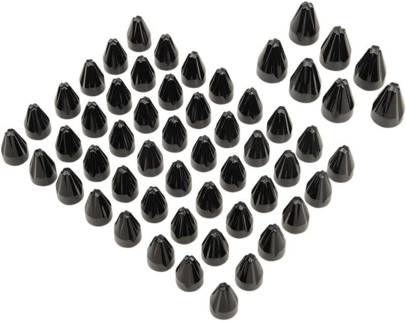 Engine Bolt Cover Caps Black For Harley Davidson FLHR 1450 1999-2006