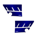 3D Motorcycle Stickers - Tank Sides Blue For Yamaha Tenere 700 2019>2020