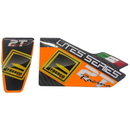 Silencer Sticker Orange