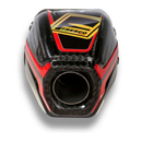 Silencer Carbon End Cap Inc Rivets & Decal