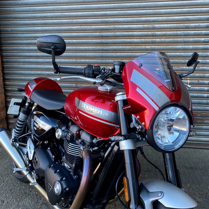 Fly Screen Red Hopper Scheme For Triumph Speed Twin 1200 2019-Current