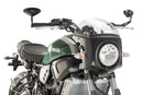 Retro Semi Fairing Black with Clear Screen For Yamaha XSR700 2016-2020