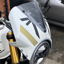 Fly Screen Pearl Metallic White/Phantom Black For Triumph Speed 400 2025>Current