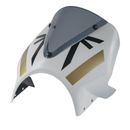 Fly Screen Pearl Metallic White/Phantom Black For Triumph Speed 400 2025>Current