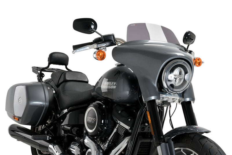 Sport Screen for OEM Fairing Dark Smoke For Harley Davidson Softail Sport Glide FLSB 2018-2021