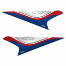 3D Motorcycle Stickers - Tank Sides Blue For BMW R 1250 GS 2021>2024