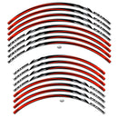 3D Motorcycle Stickers - Wheels Red For Suzuki V-Strom 1050 / 1050XT 2020>2023