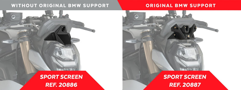 Sport Screen Black (Opaque) For BMW S1000 R 2021-Current