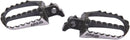 Pro-Series Foot Pegs Anodized / Black / Silver For Honda CR 125 R 1995-1999