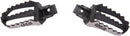 Pro-Series Foot Pegs Anodized / Black / Silver For Kawasaki KX 100 2004-2021