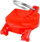 Number Plate Key-Ring Red