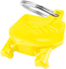 Number Plate Key-Ring Yellow