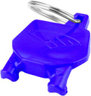 Number Plate Key-Ring Blue