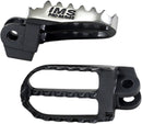Pro-Series Foot Pegs Anodized / Black / Silver For Kawasaki KLX 400 R 2003-2004