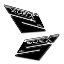 3D Motorcycle Stickers - Tank Sides Black For Benelli TRK 502 X 2020>2026