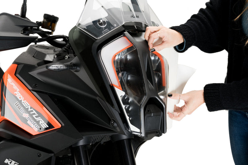 Adhere Headlight Guard Clear For KTM 1290 Super Adventure R / S 2021-2022