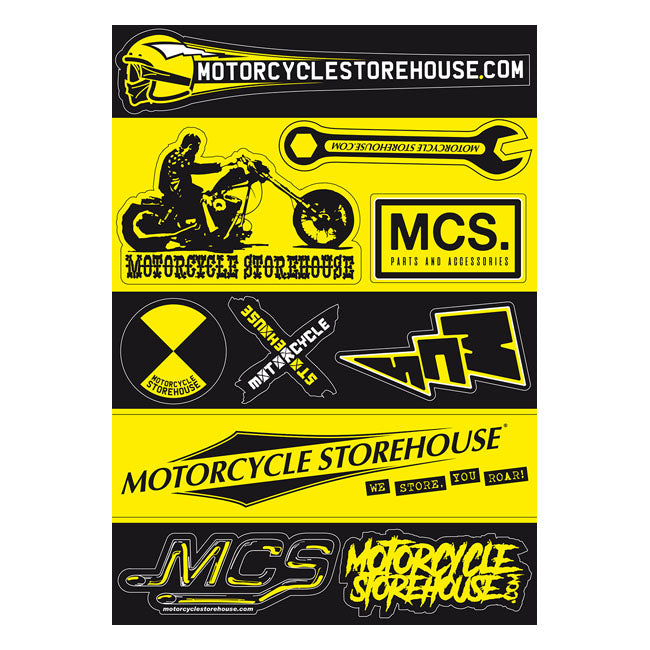 Motorcycle Storehouse Stick Sheet A5