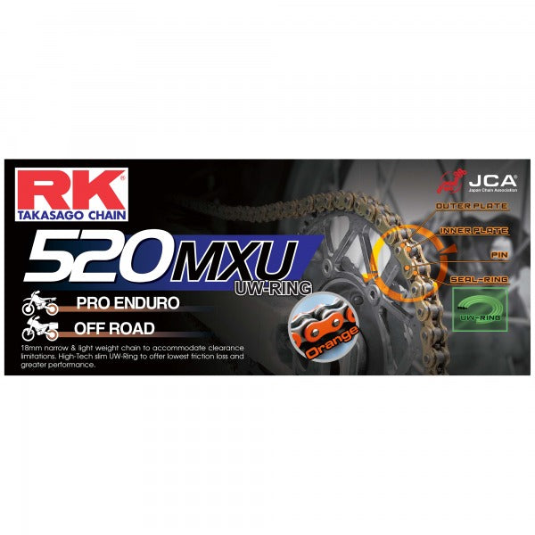 DD520MXU-120 Orange UW-Ring Chain