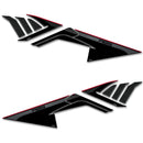 3D Motorcycle Stickers - Tank Sides Black Kymco X-Town 300i 2020>Current