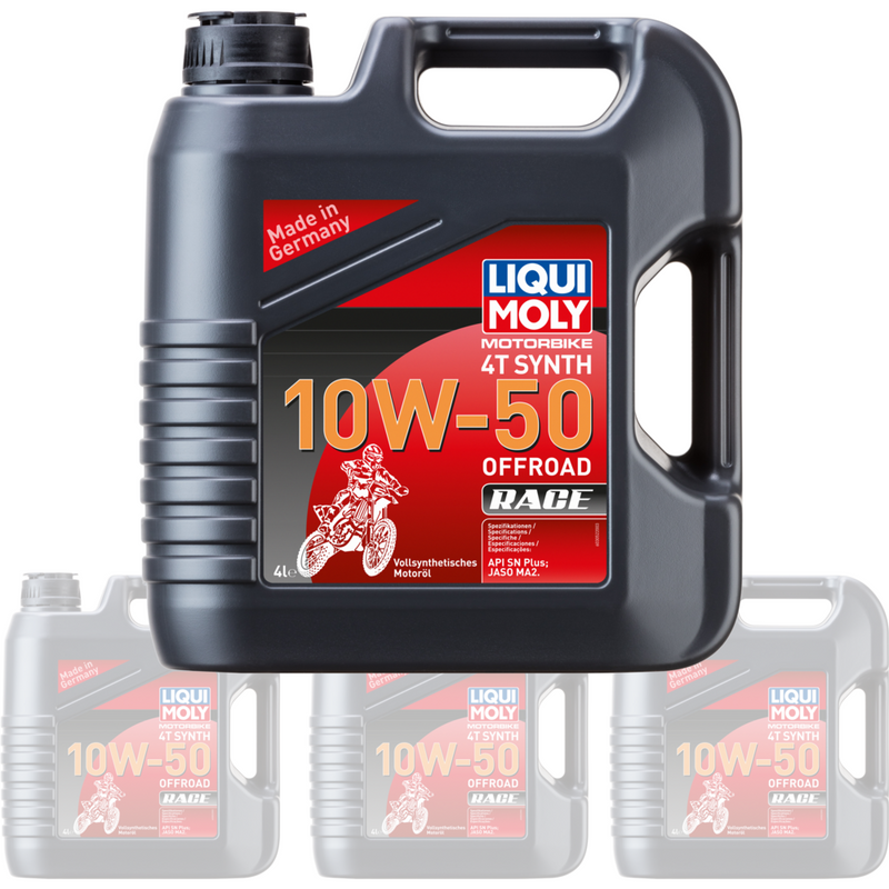 Liqui Moly 4 Stroke Fully Synthetic Offroad Race 10W-50 Oil - Box Of 4