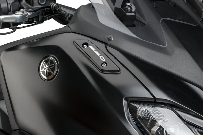 Aluminium Mirror Caps Black For Yamaha T-Max 560 2022-Current