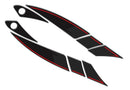 3D Motorcycle Stickers - Tank Sides Black For Suzuki V-Strom 1000 / 1000XT 2014>2019