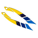 3D Motorcycle Stickers - Tank Sides Yellow For Suzuki V-Strom 1000 / 1000XT 2014>2019